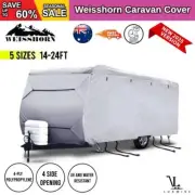 Caravan Cover Heavy Duty 4 Layer 5 Sizes 14-24ft Campervan / Caravan Accessories