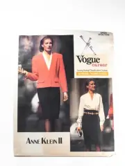 Vogue 2433 Anne Klein ll Jacket, Skirt, Blouse Misses Size 12-14 Uncut