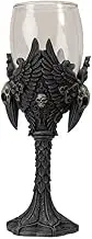 Pacific Giftware Raven Goblet, Gothic Raven Wine Glass