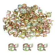 ID 11mm 7/16inch Fuel Line Hose Clips,Pipe Clamps,Spring Hose Clamp,70PCS