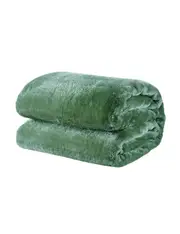 NNEKGE Plush Mink Blanket (Sage Single Double)