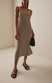 [Zulu & Zephyr] Textured-Knit Cotton-Blend Dress