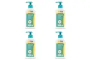 4x Cancer Council 200ml Moisturising Sunscreen SPF50+ w Aloe Vera & Vitamin E