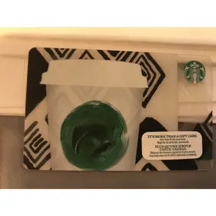加拿大 星巴克 隨行卡Starbucks gift Card 綠圓點咖啡杯