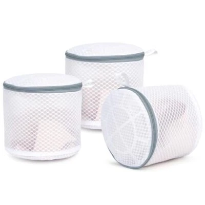 3 Pack Mesh Laundry Bags for Delicates, Mesh Bra Bags with 3 Set (3 Bra Bags)