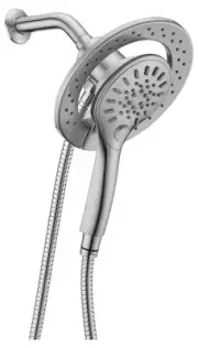 Valkyrie Dual Shower Heads w/ Divert in Brushed Nickel