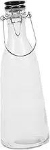UTHCLO Practical Glass Bottle for Beer Storage with Buckle Sealing and Leak-proof