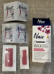 NAIR Face & Bikini Wax Ready Strips Orchid & Cherry Blossom