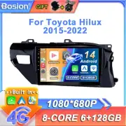 For Toyota Hilux 2015-2023 Head Unit Android 14 Car Stereo Car Play DSP 6G+128GB