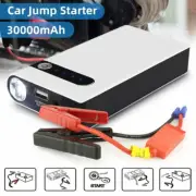 Portable 12V 30000mAh Car Jump Starter Power Bank Pack Vehicle Booster Battery