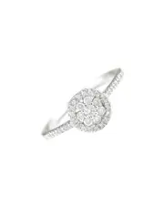 14K 0.29 ct. tw. Diamond Circle Ring