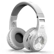Bluedio Turbine Hurricane H+ (Plus) Bluetooth 4.1 Stereo Headphones FM Headset - White