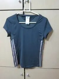 在飛比找Yahoo!奇摩拍賣優惠-衣市藍~adidas clima365 女運動排汗短袖T恤 