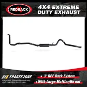 Redback 3" 409 SS Exhaust Large Muffler No cat for Isuzu D-MAX TF 3.0L 02/17-on