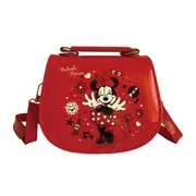 Disney Minnie Mouse Handbag with Shoulder Strap - Red