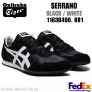 Onitsuka Tiger SERRANO BLACK / WHITE 1183B400 001 UNISEX Sneaker NEW!! F/S