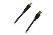 PUDNEY P1461K USB 3.0 - 5Gbps USB-A to USB-B Cable - 1m - Black Data & Charge -