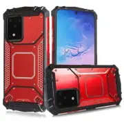 For Samsung S20 Ultra 6.9" Metal Jacket Design Shockproof Fused Case RED