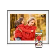 Large Digital-Picture-Frame 17-Inch Photo Frame - Dual WiFi 32GB Digital Fram...