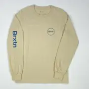 Men's Brixton Standard Fit Long Sleeve Cotton Shirt Size S