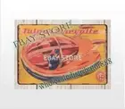 FRENCH MYSTERY SPACESHIP childhood toy metal tin sign bedroom looks