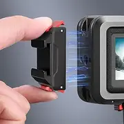 Quick Release Cold Shoe Mount Magnetic Adapter Mount for DJI Action 5 Pro/Action 4 / Action 3 / Action 2, Magnetic Adapter Mount, Quick Release Adapter Extension Base