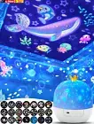 21 Sets of Films, Projector Night Light for Kids Bedroom, Ceiling, Baby Night Li