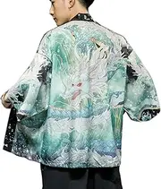 [Seidarise] Men's Haori Jacket Kimono Cardigan Yukata Noragi Happi Coat