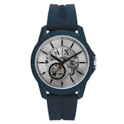 Armani Exchange Automatic Blue Dial Silicone Men's Watch (AX1727)