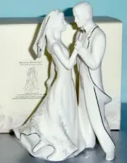 Lenox Bride & Groom First Dance Cake Topper Figure Wedding Promises 6090054 New