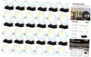 24 Pack Slim LED 6 Inch Select from 5 Colors - 2700k/3000k/3500k/4000k/5000k