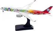 Pre-Built Model Aircraft 16CM 1/400 Large Scale Model Collectible Airplane Sichuan Airlines A350-900 B-32HG Removable Landing Gear Aircraft Miniature Airplane Model