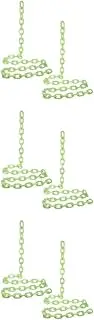 Cabilock 3sets Glow in The Dark Plastic Chains Halloween Props Decorations for Parties 2pcs*3