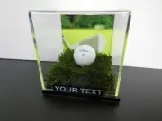Golf Ball Display Case - Masters PGA Sports Memorabilia Hole in One Lego