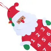 Hanging Advent Calendar Fabric Wall Christmas Decorations Outdoor DIY Elder