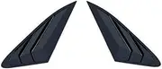 Rear Window Louver Shutter Cover Trim Compatible For KIA K5 GT Sedan 2021 2022 Glossy Black