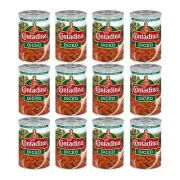 Contadina Diced Tomatoes 14.5 oz Pack of 12 Cans