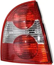 Car Rear Bumper Tail Light Taillight No Bulb Tail Lamp Shell Compatible With VW Passat B5 Sedan 2000-2005 3B5945095AE 3B5945096AE(Left Side)
