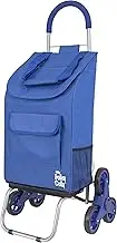 Trolley Dolly Stair Climber, Blue Foldable Cart Condo Apartment