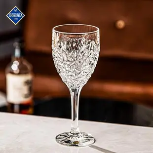 捷克進口BOHEMIA高腳水晶玻璃紅酒杯 葡萄酒杯香檳杯對杯禮盒裝