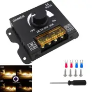Car LED Strip Light Dimmer Control Switch DC 12V-24V PWM For Single Color Lamp (for: Audi)