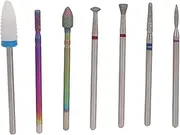 Nail Drill Bits Sets Professional Ceramic Tungsten Steel Polish Removal Drill Bit Manicure Tool for Nail Art
