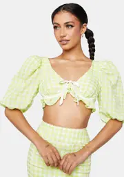 [For Love & Lemons] Maureen Crop Top