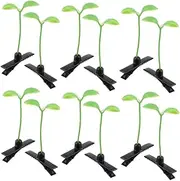 LOORGVEL 70 Pcs Hair Clip Adorable Bean Sprout Hairpins for Fun Hairstyles Lightweight Grass Hair Clips for Women for Daily Wear and Special Occasions