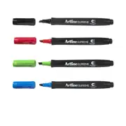 Artline Supreme 2.5mm Chisel Tip Marker 12pcs - Red