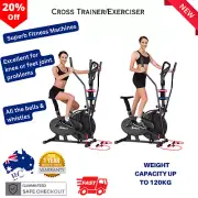 Everfit Exercise Bike 6in1 Elliptical Cross Trainer Seated Ellipticals Machine