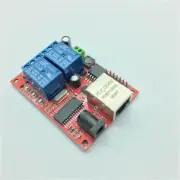 2-Way LAN Ethernet Relay Board Delay Timer Switch TCP/UDP Controller WEB Server