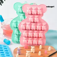 在飛比找蝦皮購物優惠-【熊熊家居】小熊軟糖矽膠模具 diy50孔QQ糖巧克力橡皮糖