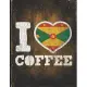 I Heart Coffee: Grenada Flag I Love Grenadian Coffee Tasting, Dring & Taste Lightly Lined Pages Daily Journal Diary Notepad