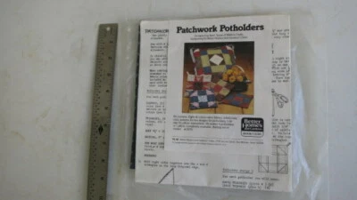 Patchworks Better Homes and Gardens Potholders Pillow Kit 2079 NIP